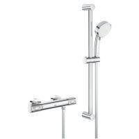 Термостат для душа GROHE Grohtherm 1000 Performance, внешний монтаж 1/2, хром + Душевой гарнитур Tempesta Cosmopolitan 100, 2 режима, душевая штанга 600 мм (34783000)" Термостат для душа GROHE Grohtherm 1000 Performance, внешний монтаж 1/2, хром + Душевой гарнитур Tempesta Cosmopolitan 100, 2 режима, душевая штанга 600 мм (34783000)"