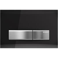 Клавиша смыва Geberit Sigma 50 115.788.SD.5 Дымчатое стекло/хром Клавиша смыва Geberit Sigma 50 115.788.SD.5 Дымчатое стекло/хром