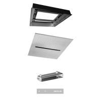 Fantini Acqua Zone Dream Верхний душ 530х530 мм, потолочный,  хромотерапия 4 цв.,Дождь, Ливень,цвет: Блестящая натуральная сталь