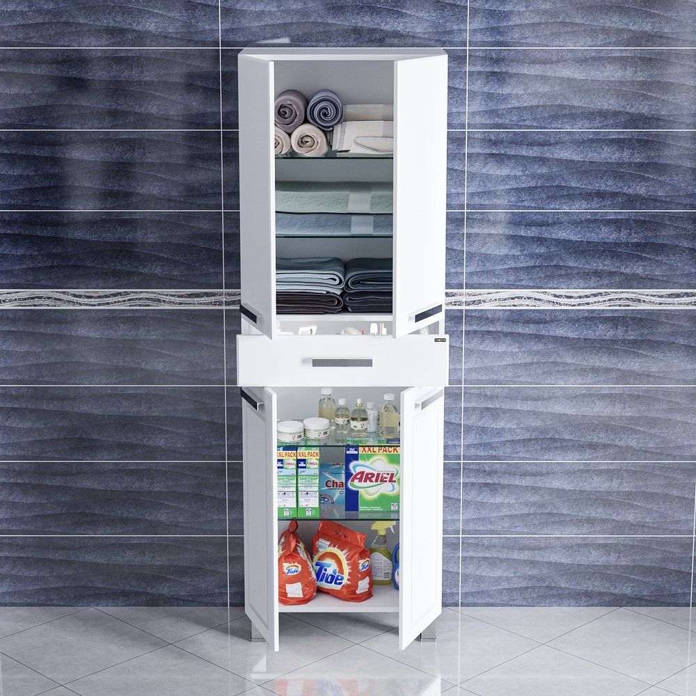 Шкаф-пенал СаНта Нептун 60, 530002, универсальной установки