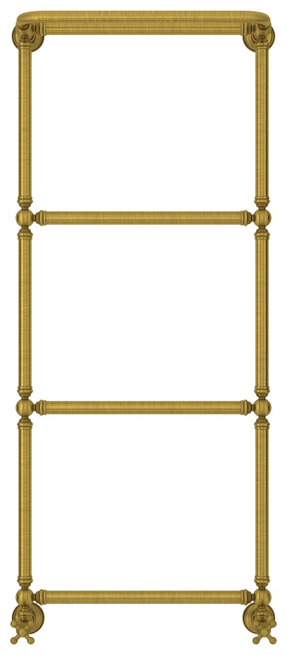 Полотенцесушитель водяной "Ренессанс 1386" 1260х500 (Состаренная ЛАТУНЬ)