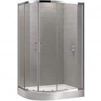 Душевой уголок Cezares Eco RH-2 профиль Хром стекло прозрачное ECO-O-RH-2-120/90-C-Cr Cezares