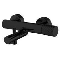 Fima Carlo Frattini Spillo Tech Смеситель для ванны, настенный, цвет: чёрный матовый