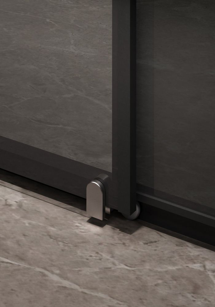 Душевая дверь Timo TD-150/03GR-6, раздвижная 1950*1500, стекло графит 6 мм (T05), артикул T05