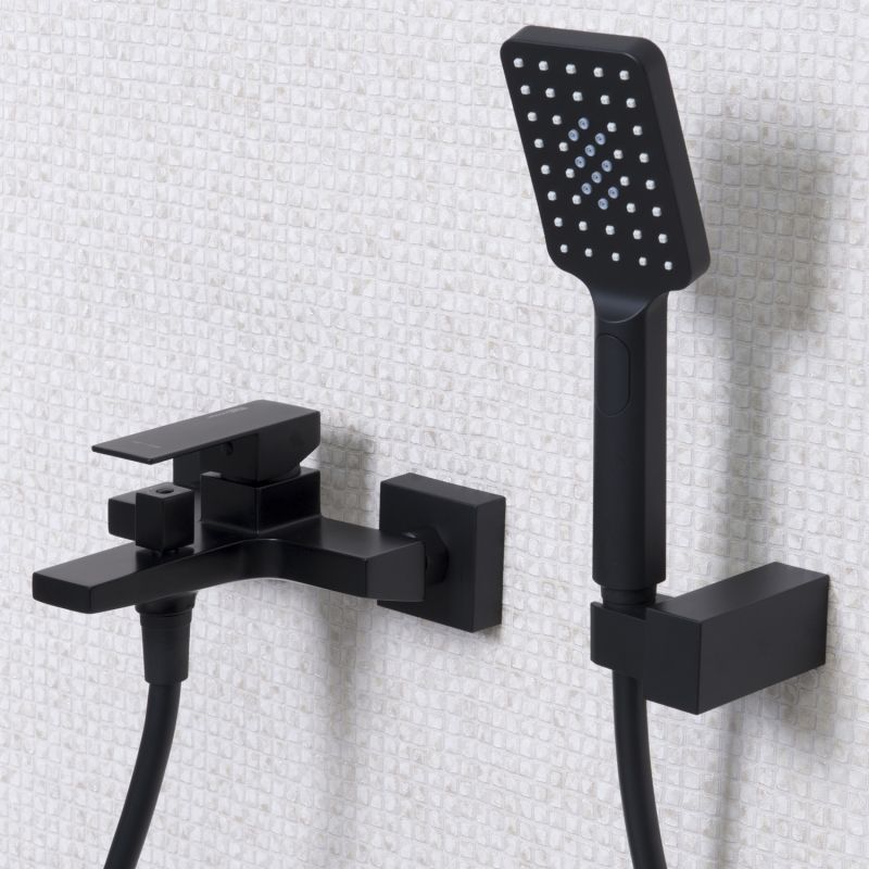 Смеситель для ванны WasserKRAFT Abens 2001 Черный матовый