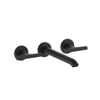 FANTINI SAILING Смеситель для раковины настенный встраиваемый, двухвентильный, внешняя часть, цвет Deep Black PVD