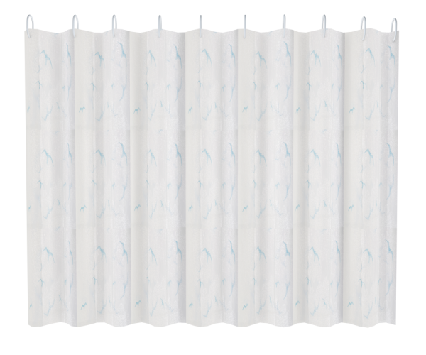 Штора для ванной FASHUN A8820, белый
