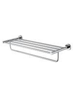 Полотенцедержатель с полкой WONZON & WOGHAND EASY, Хром (WW-8181)
