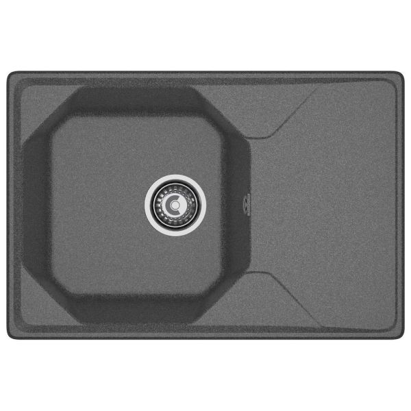 Кухонная мойка GranFest UNIQUE 740L, графит