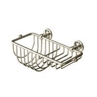 Devon First Class Полочка для губки решетчатая, настенная, цвет: никель блестящий