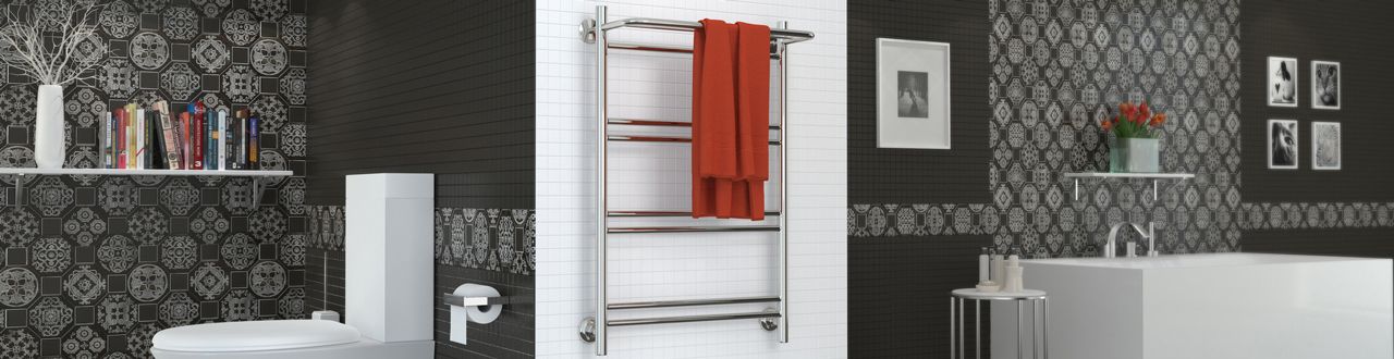 Полотенцесушитель СТИЛЬЕ "Версия-Н1" 800х600 (Полка+1+2+2+2) П 16 (Без покрытия)