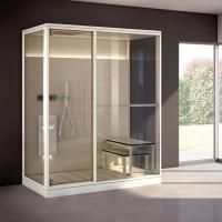 Effegibi Logica H Filo Сауна 214x250h217см, в нишу R.H., цвет: Soft Sand