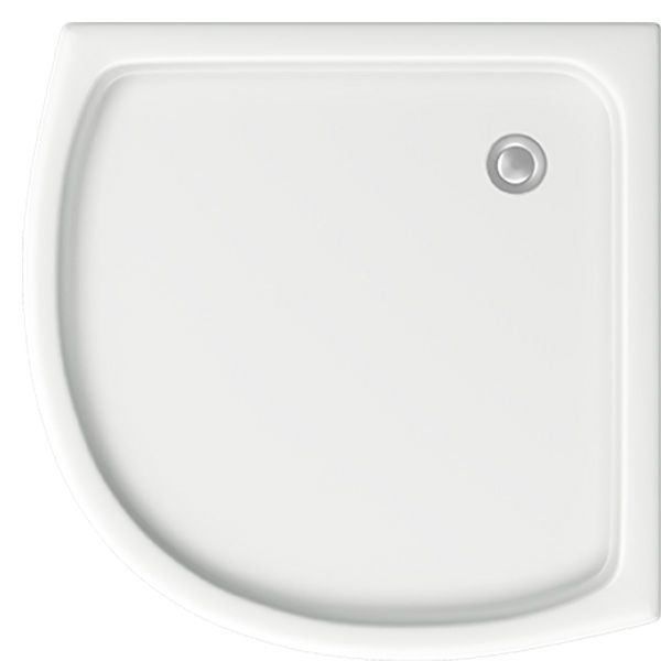 Акриловый поддон для душа Bas Плуто 90x90 Белый