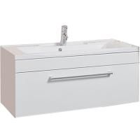 Тумба под раковину Акватон Мадрид 100 М 1A126901MA010 Белая глянцевая