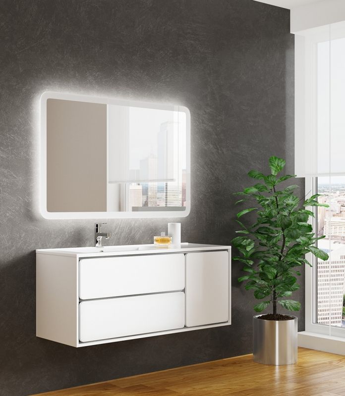 Тумба с раковиной SanVit Бруно-2 120 L kbruno2120 с фактурой под дерево подвесная Черное дерево Тумба с раковиной SanVit Бруно-2 120 L kbruno2120 с фактурой под дерево подвесная Черное дерево