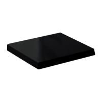 SIMAS Frozen Сиденье для унитаза с микролифтом, цвет черный/хром