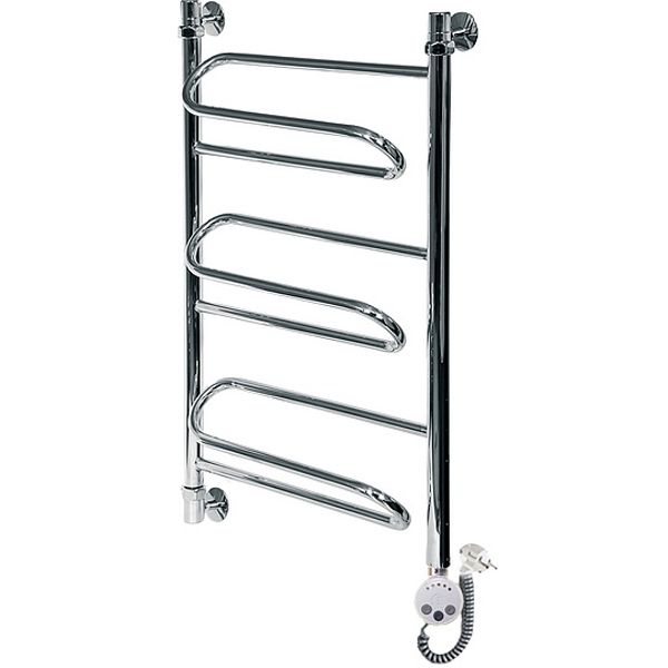 Электрический полотенцесушитель Ника Curve ЛZ Эл. 80x60 Хром