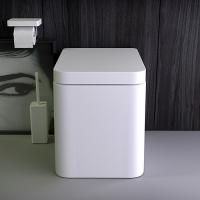 KNIEF Pride Унитаз напольный безободковый  51х41х42 см с сидением soft close цвет белый матовый