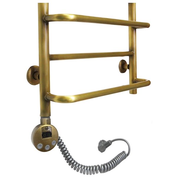 Электрический полотенцесушитель Domoterm Орфей П7 400*700 АБР E L Античная бронза