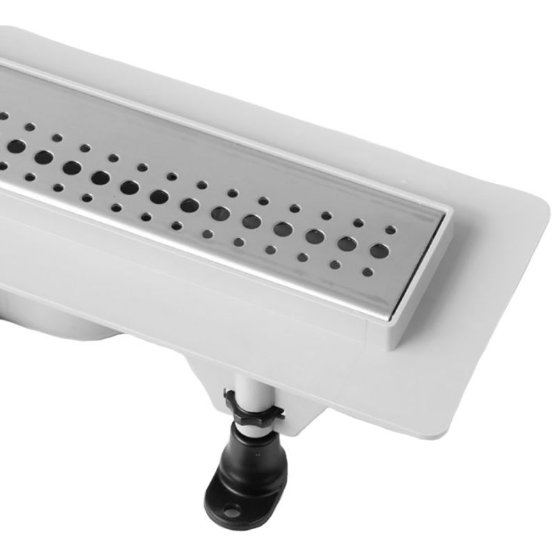 Пластиковый сливной канал с сеткой из нержавеющей стали 2, L = 855 мм