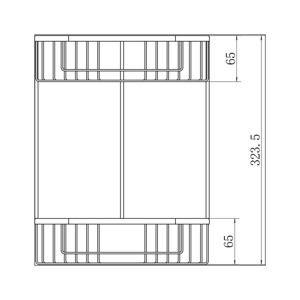 Полка металлическая угловая FASHUN A335-1, хром