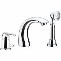 Смеситель на борт ванны Webert Aurora AU850701 Хром