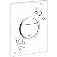 Панель смыва для унитаза GROHE Nova Cosmopolitan Print (3 режима смыва), белый глянец (38847LI0) Панель смыва для унитаза GROHE Nova Cosmopolitan Print (3 режима смыва), белый глянец (38847LI0)
