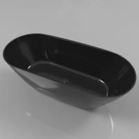 Ванна WHITECROSS Coral X 170x77 (черный глянец) иск. камень