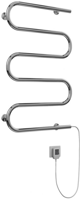 Электрический полотенцесушитель Terminus Ш-образный 500x800 4620768883965 Хром