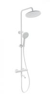 Душевая система с термостатом WONZON & WOGHAND INN 3, Белый матовый (WW-B3065-T1-MW)