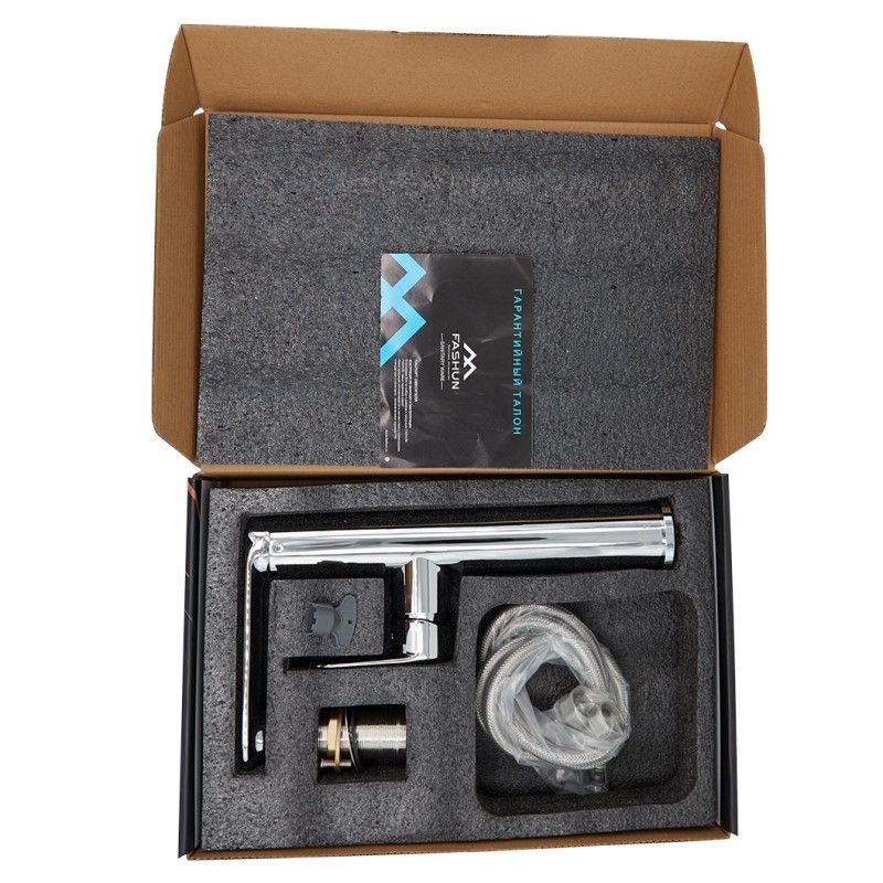 Смеситель для раковины FASHUN A8985, хром