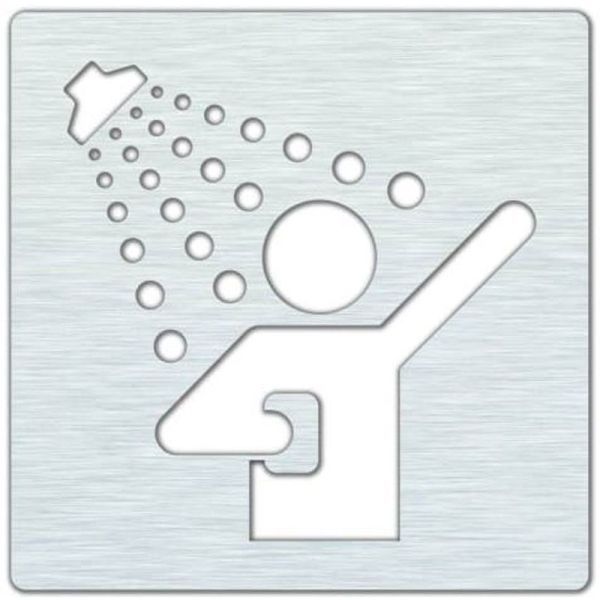 HOTEL значок душевая, блеск