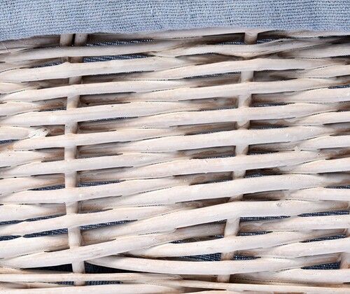 Корзина для белья WasserKRAFT Rossel 40x34x16 WB-280-M Белая