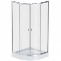 Душевой уголок AM.PM X-Joy Twin Slide 90x90 W88E-205-090MT с поддоном профиль матовый Хром стекло прозрачное Душевой уголок AM.PM X-Joy Twin Slide 90x90 W88E-205-090MT с поддоном профиль матовый Хром стекло прозрачное