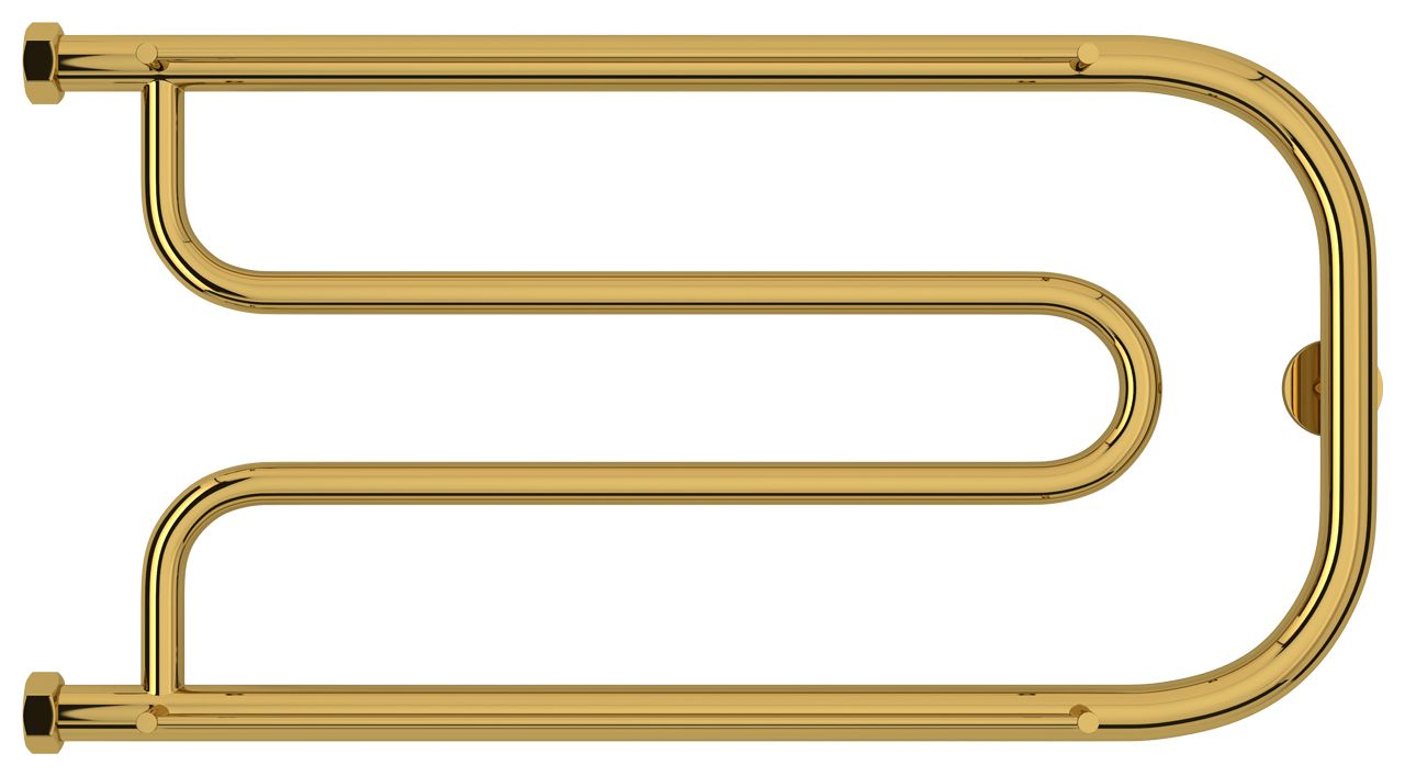 Полотенцесушитель водяной "Гусли+" 2П 320х650 Н. Г. 1" (Золото) Полотенцесушитель водяной "Гусли+" 2П 320х650 Н. Г. 1" (Золото)