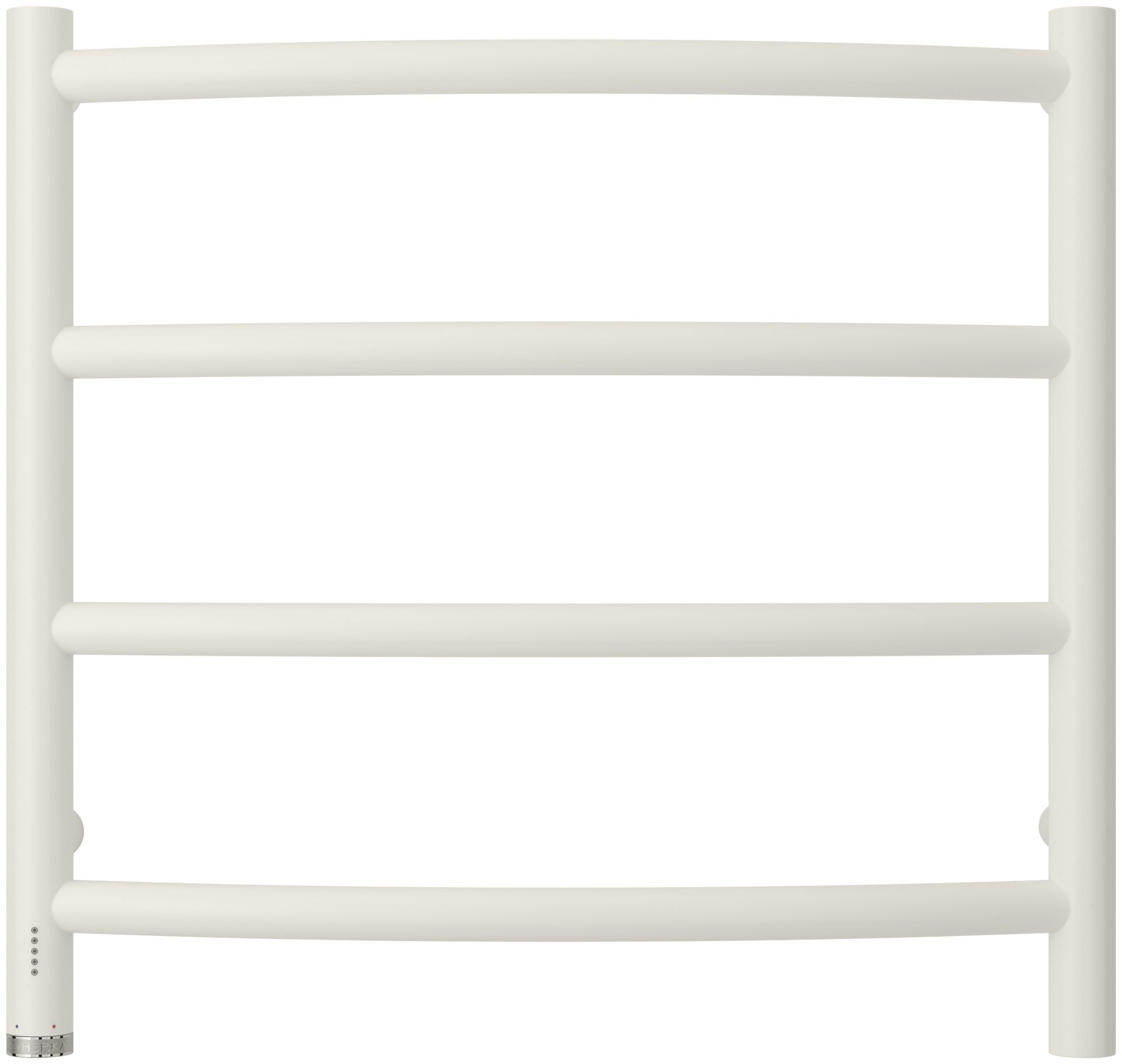 Полотенцесушитель электрический "ГАЛАНТ 4.0" 500х500 левый (Матовый белый)