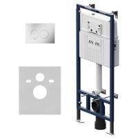 I012710.0131 MasterFit инсталляция для подвесного унитаза с клавишей ProC L, мат.хром I012710.0131 MasterFit инсталляция для подвесного унитаза с клавишей ProC L, мат.хром