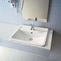 Duravit  Starck III Раковина встраиваемая 560х460 мм. с переливом, с 1 отв под смеситель, цвет белый Duravit  Starck III Раковина встраиваемая 560х460 мм. с переливом, с 1 отв под смеситель, цвет белый