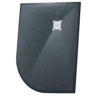 Душевой поддон асимметричный RGW ST/AL-G Графит (900x1200)