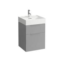 Laufen Kartell Тумба под раковину 810332, 490х455х615мм, с 2 выдвиж. ящиками, с сифоном, цвет: серый матовый