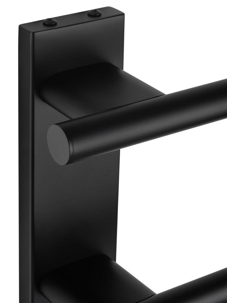 Полотенцесушитель электрический WONZON & WOGHAND NÜRNBERG, Черный матовый (WW-AL345-MB)