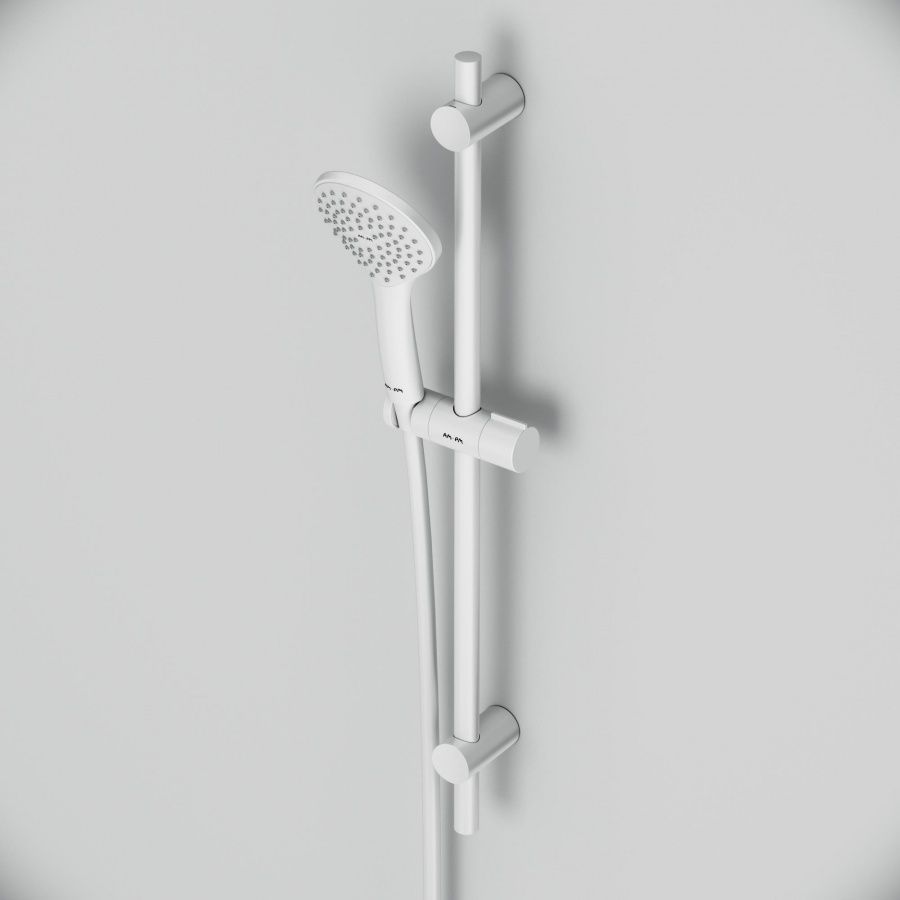 F0190033 Gem душ.комплект: ручн.душ 1 ф-ция d 110 мм, штанга 700, шланг 1 750 мм, белый, шт. F0190033 Gem душ.комплект: ручн.душ 1 ф-ция d 110 мм, штанга 700, шланг 1 750 мм, белый, шт.
