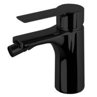 Fima Carlo Frattini Mast Смеситель для биде, на 1 отв., с донным клпаном, цвет: чёрный матовый