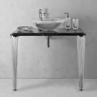 3SC Elegance Консоль 70х54хh97см с раковиной EL11, топ-мрамор bianco carrara, сифон,цвет: хром 3SC Elegance Консоль 70х54хh97см с раковиной EL11, топ-мрамор bianco carrara, сифон,цвет: хром
