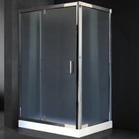 Душевой уголок Royal Bath HV 120х80 RB8120HV-C-CH без поддона профиль Хром стекло рифленое