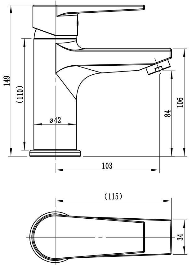 Смеситель для раковины ESKO BT27HB