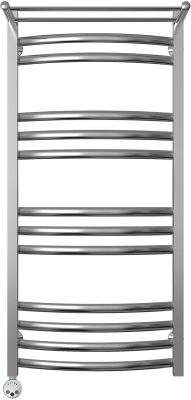 Электрический полотенцесушитель Terminus Енисей П13 500x1100 4660059920795 с полкой Хром