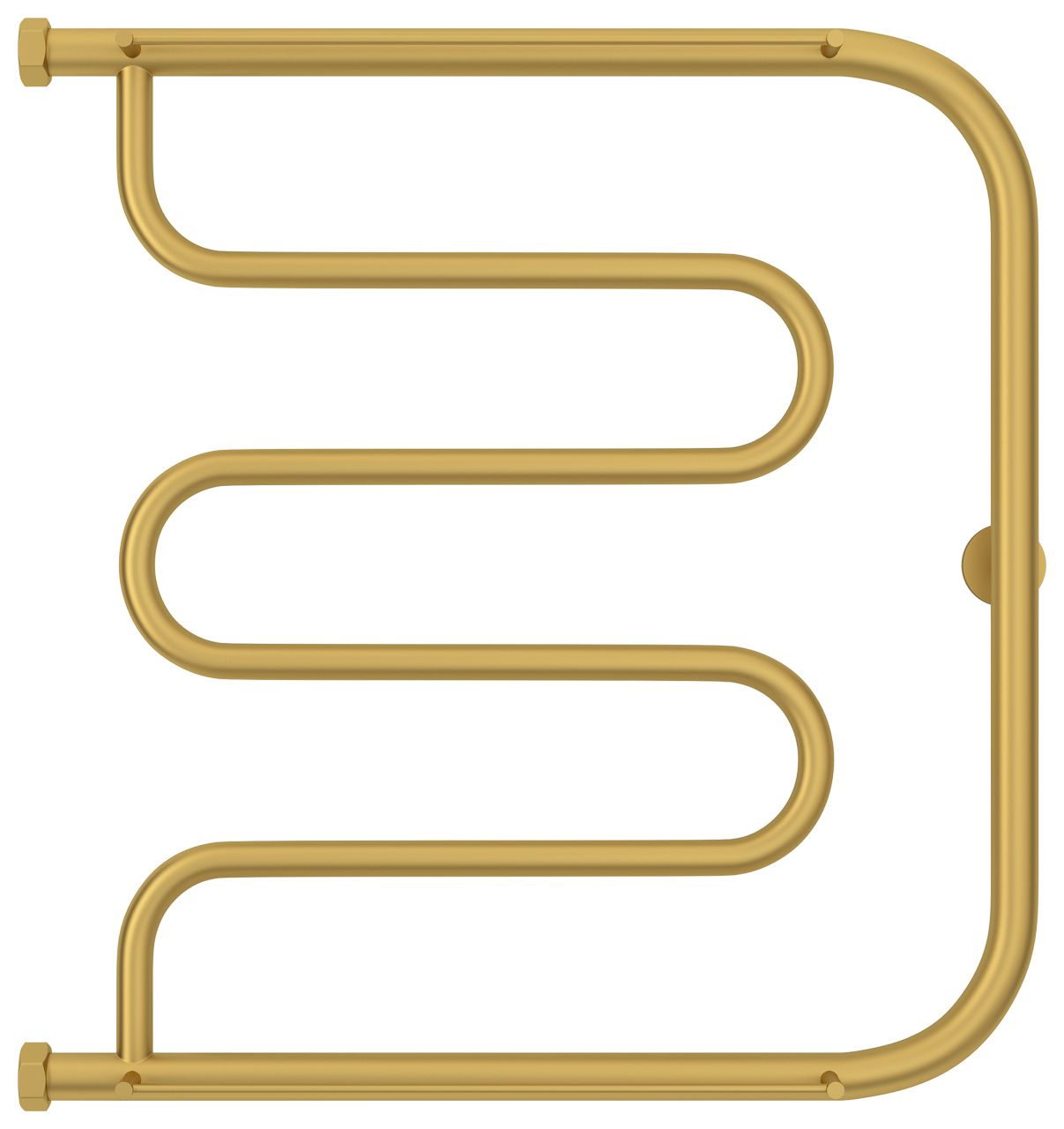 Полотенцесушитель водяной "Лира+" 2П 600х600 Н. Г. 1" (Матовое ЗОЛОТО) Полотенцесушитель водяной "Лира+" 2П 600х600 Н. Г. 1" (Матовое ЗОЛОТО)