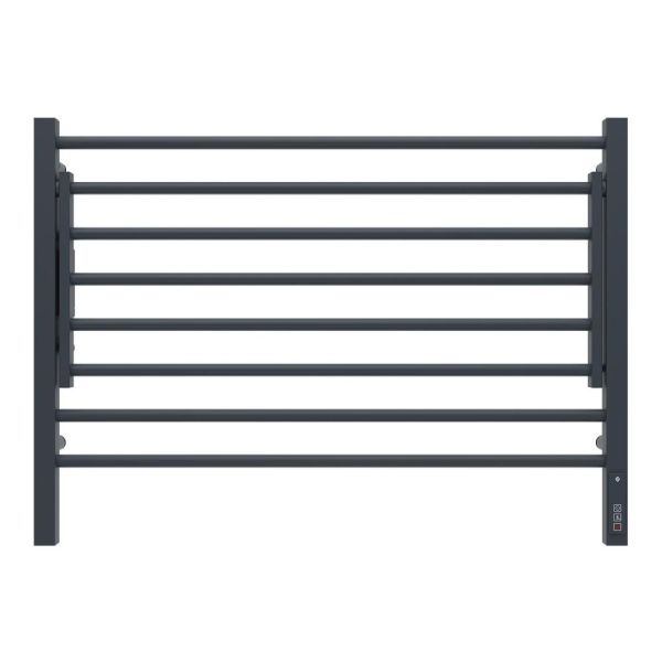 Полотенцесушитель электрический с полкой Terminus Горизонт П8 80х60 КС, черный муар