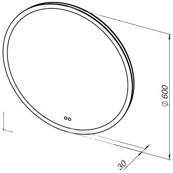 Зеркало Aquanet Арт 60 RGB LED Зеркало Aquanet Арт 60 RGB LED
